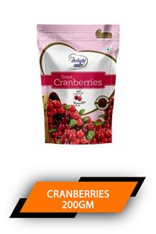 D Nuts Dried Cranberries 200gm